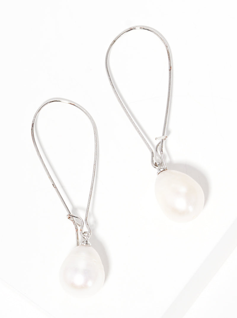 Freshwater Pearl Dangle Drop Earrings