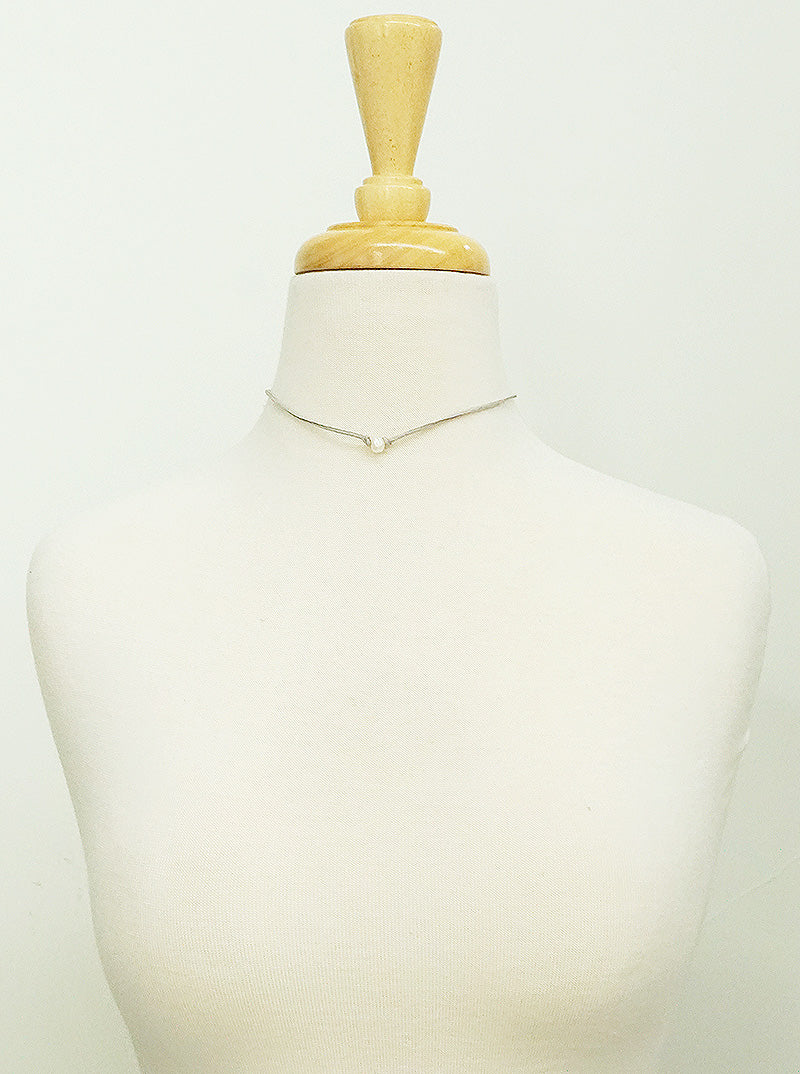 Freshwater Pearl Leatherette Choker Necklace