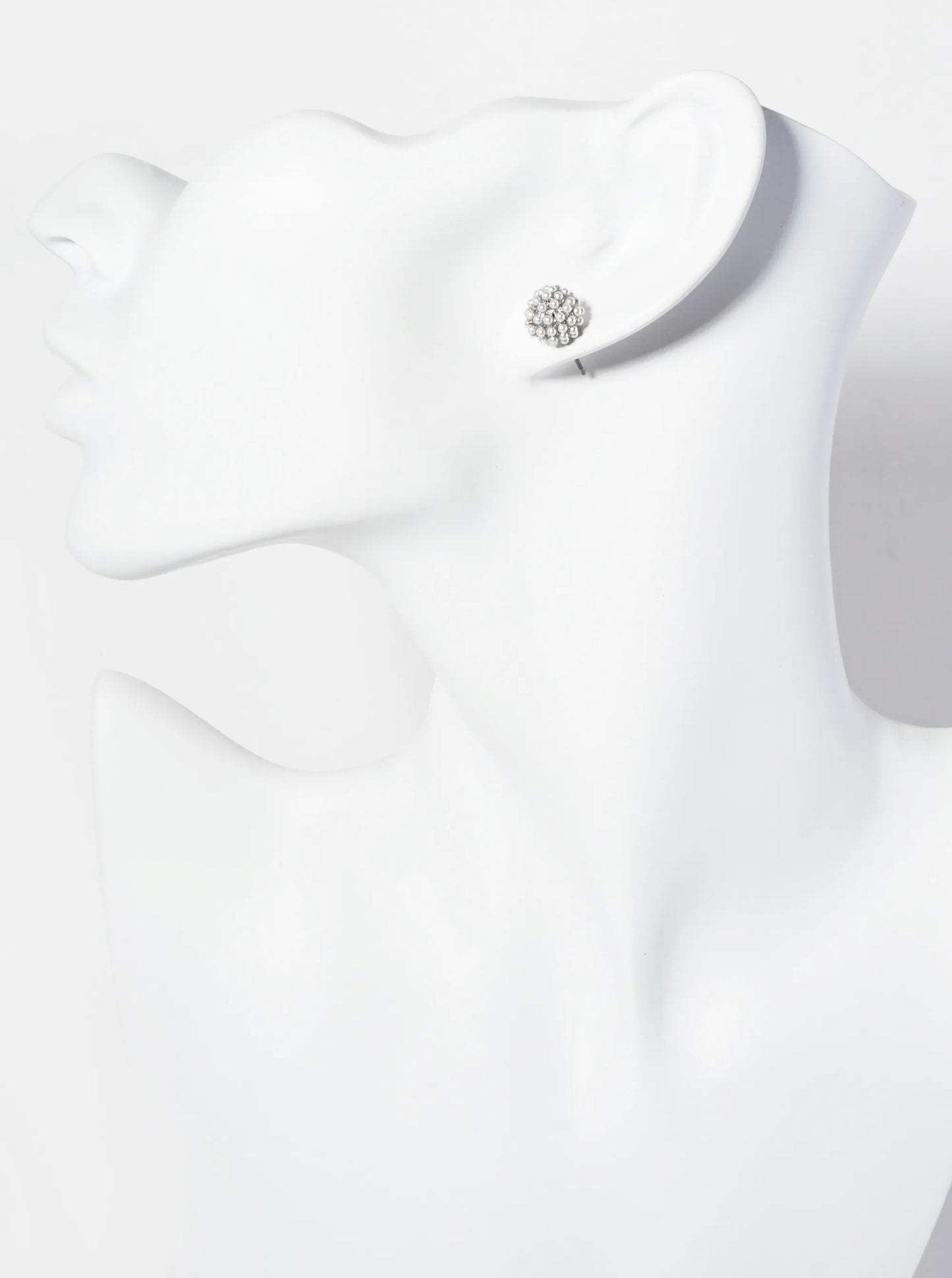 Gold-Dipped 10mm Pearl Caviar Stud Earrings
