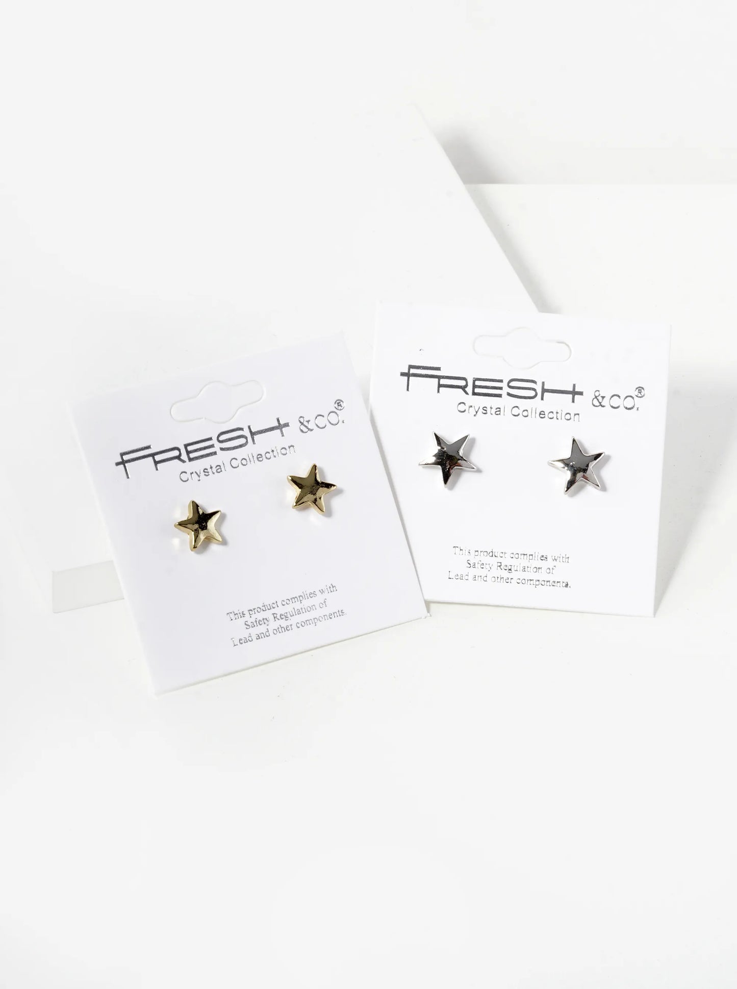 Metal 8mm Star Minimalist Stud Earrings