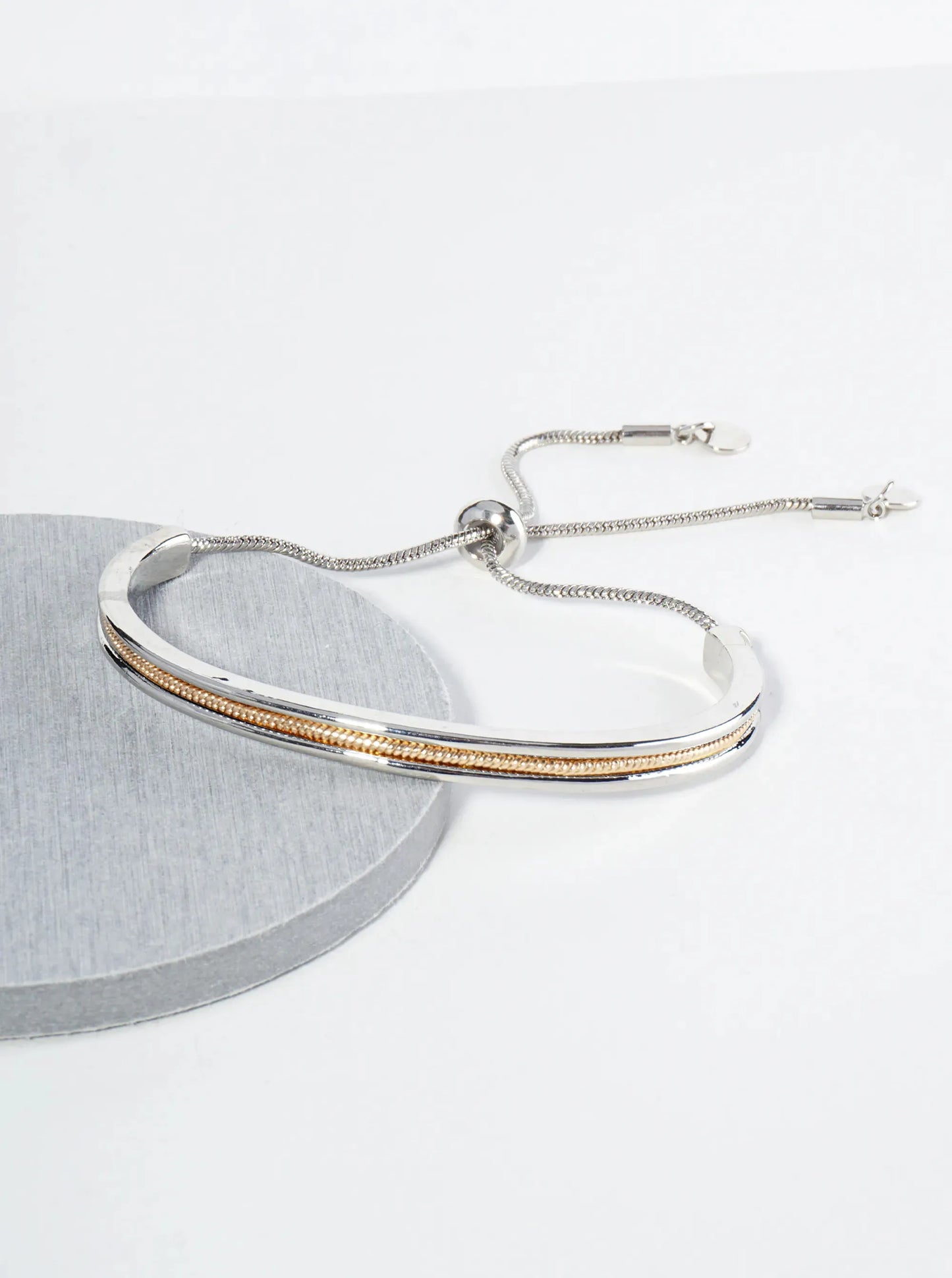 Metal Adjustable Snake Chain Pull Tie Bracelet