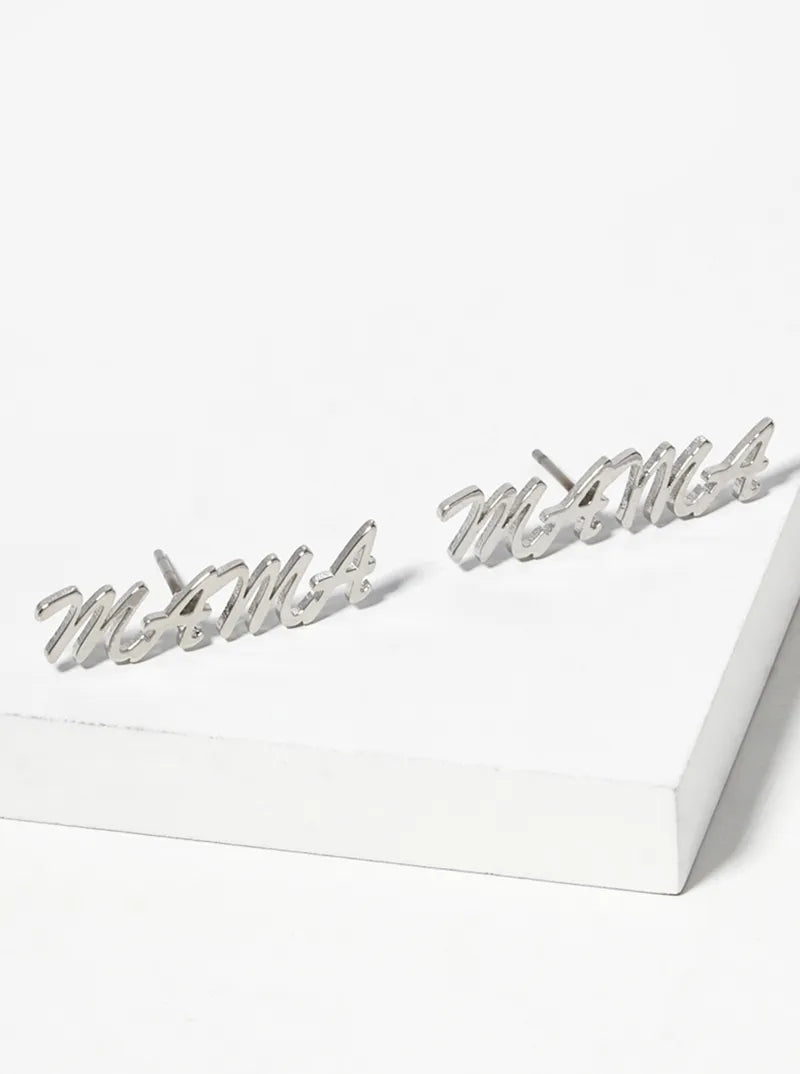 Metal Mama Post Stud Earrings