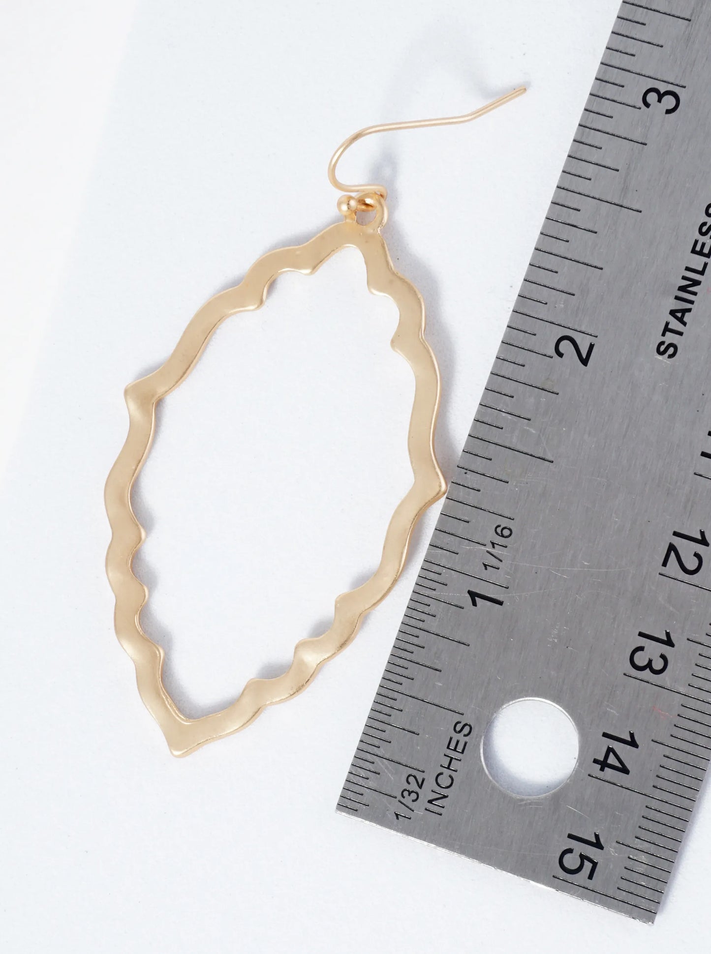 Metal Moroccan Shape Dangle Drop Earrings