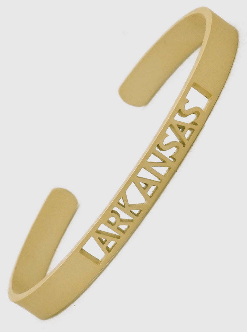 Metal States Stencil Cuff Bracelet