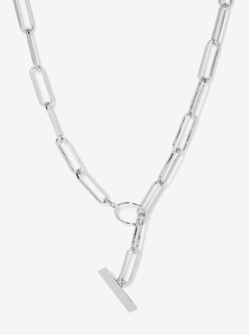 Metal Toggle Clasp Chain Necklace