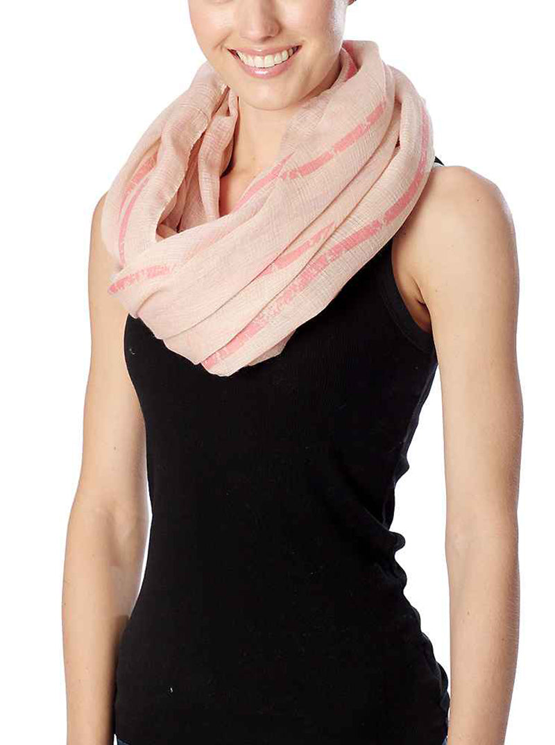 Multi Lined Infinity Scarf