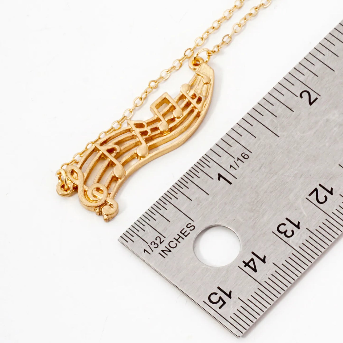 Musical Note Pendant Necklace