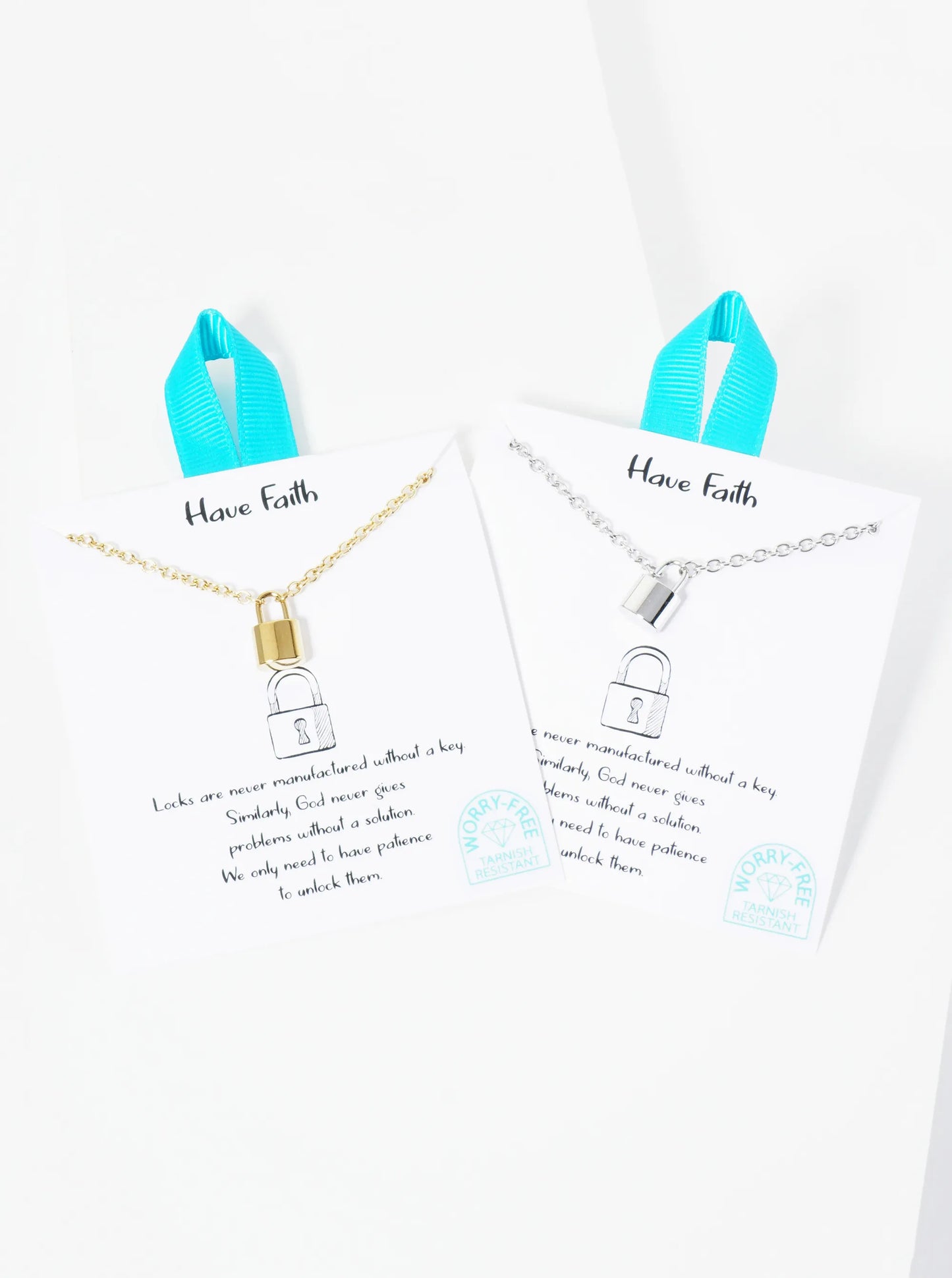 Padlock Pendant Hypoallergenic Stainless Steel Necklace