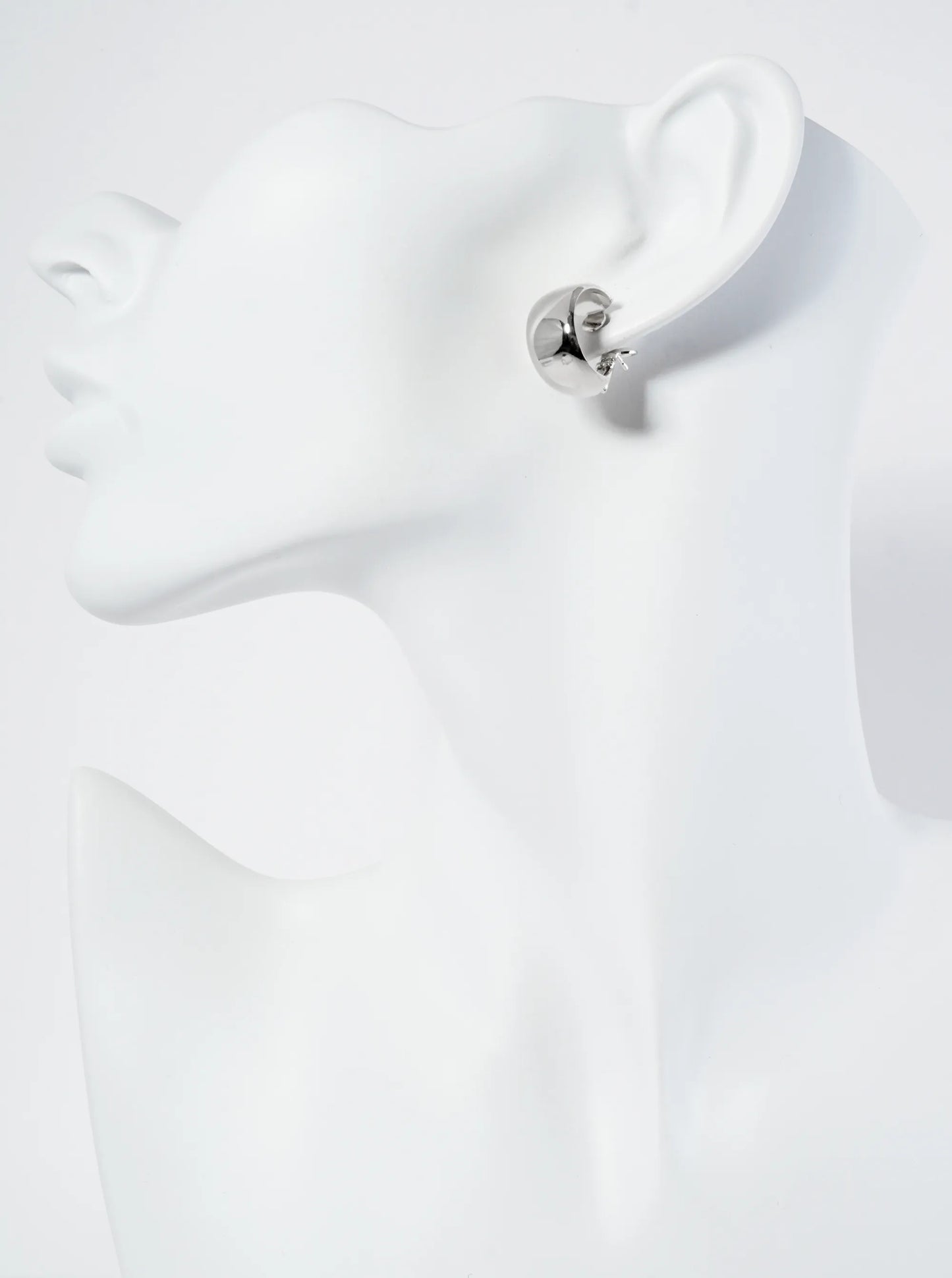 Polished 14K-Gold-Dipped 15mm Dainty Latch-Back Hoop Earrings