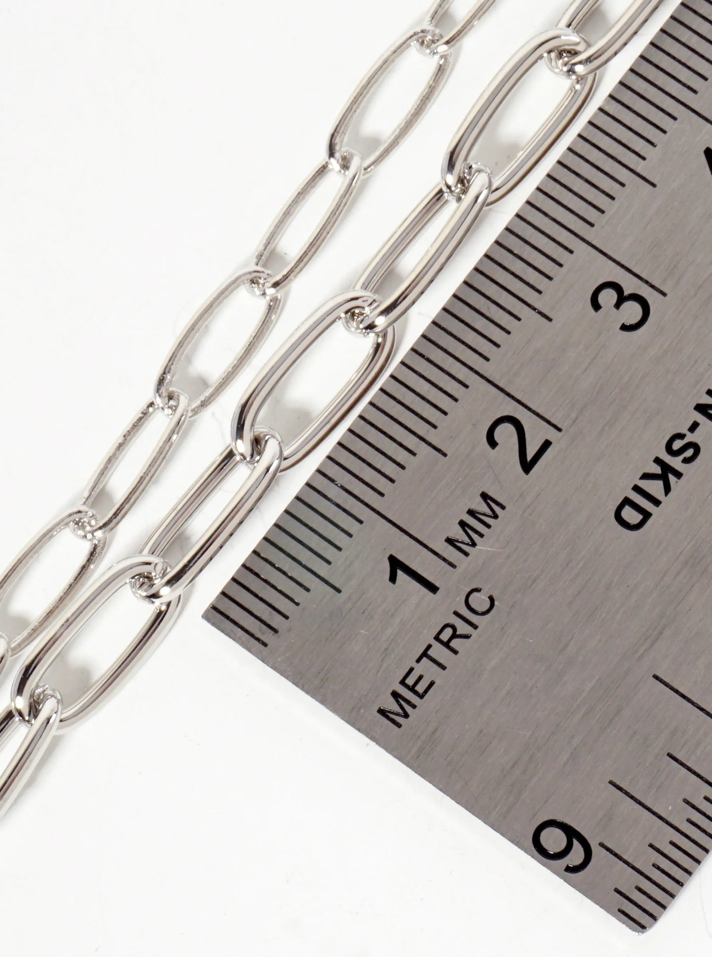 Polished 9-12mm Layered Link-Chain Necklace