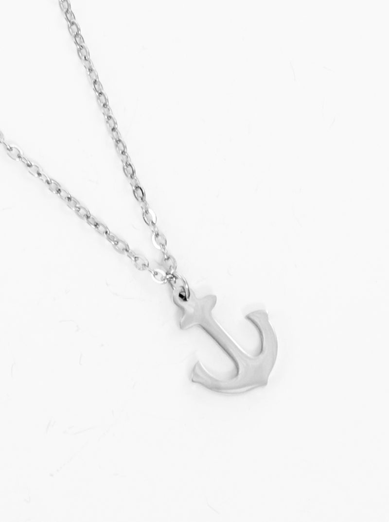 Premium Stainless Steel Nautical Theme Anchor Pendant Necklace