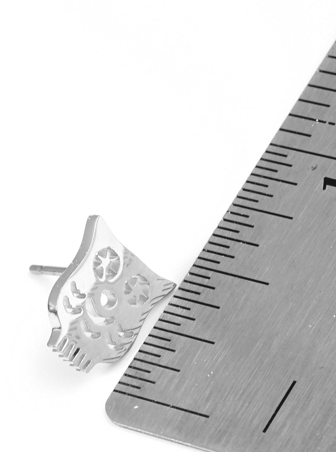 Premium Stainless Steel Owl Post Stud Earrings