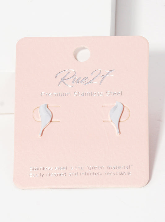 Stainless Steel Bird Animal Stud Earrings