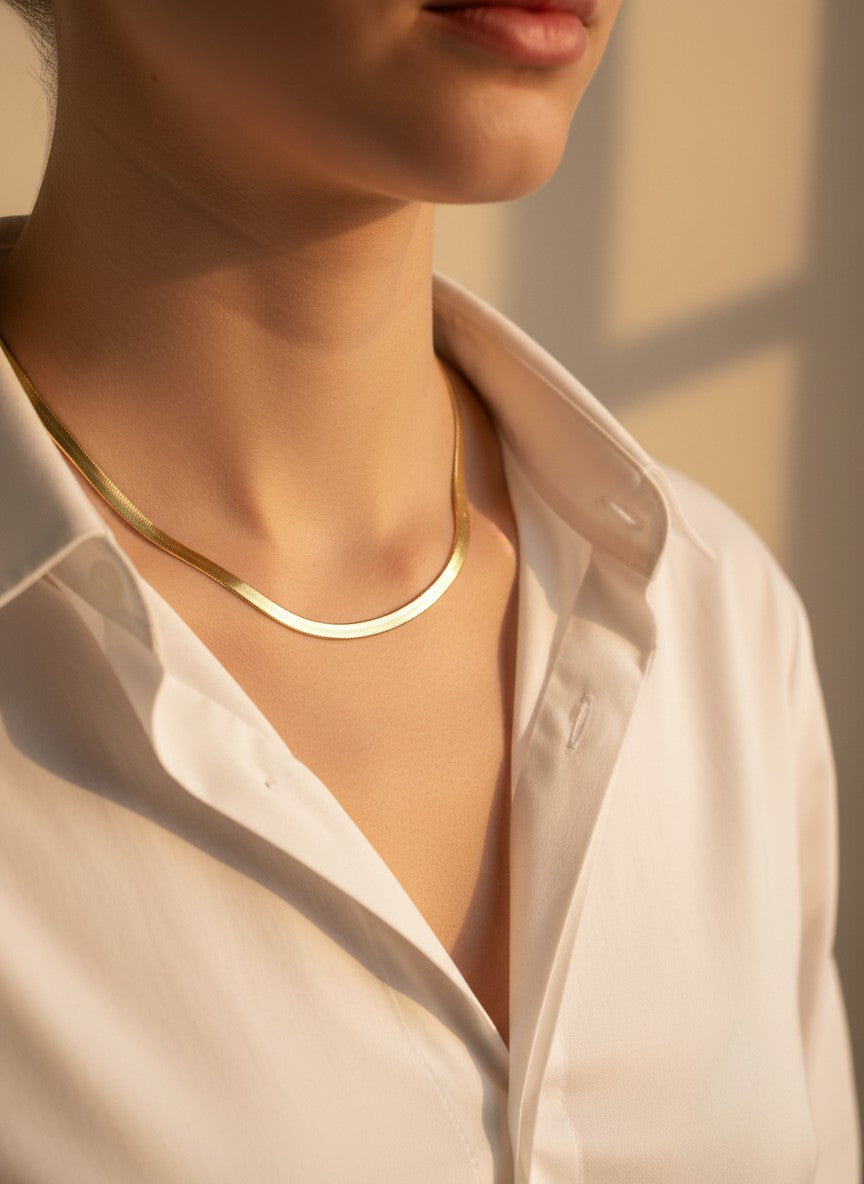 Statement Snake Chain Necklace