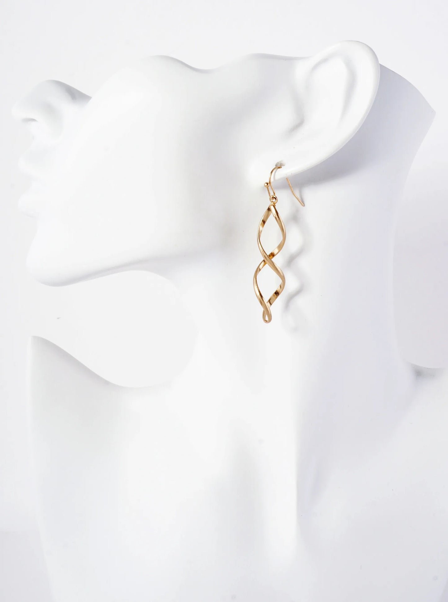 Twirl And Spiral Drop Dangle Earrings