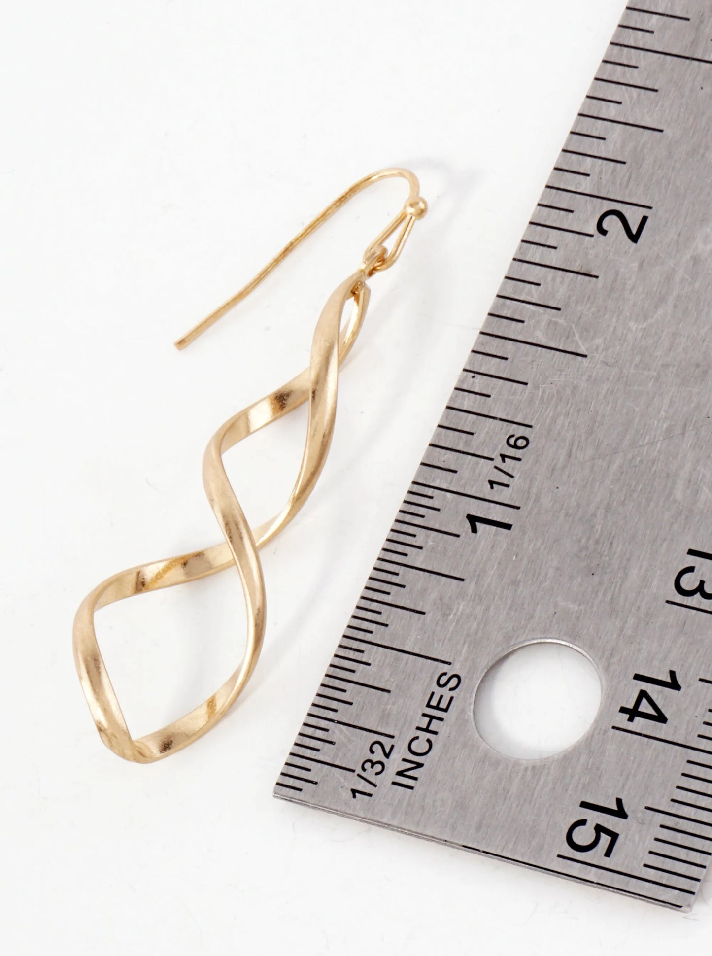 Twirl And Spiral Drop Dangle Earrings