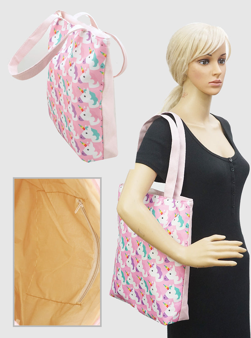 Unicorn Pattern Tote Bag