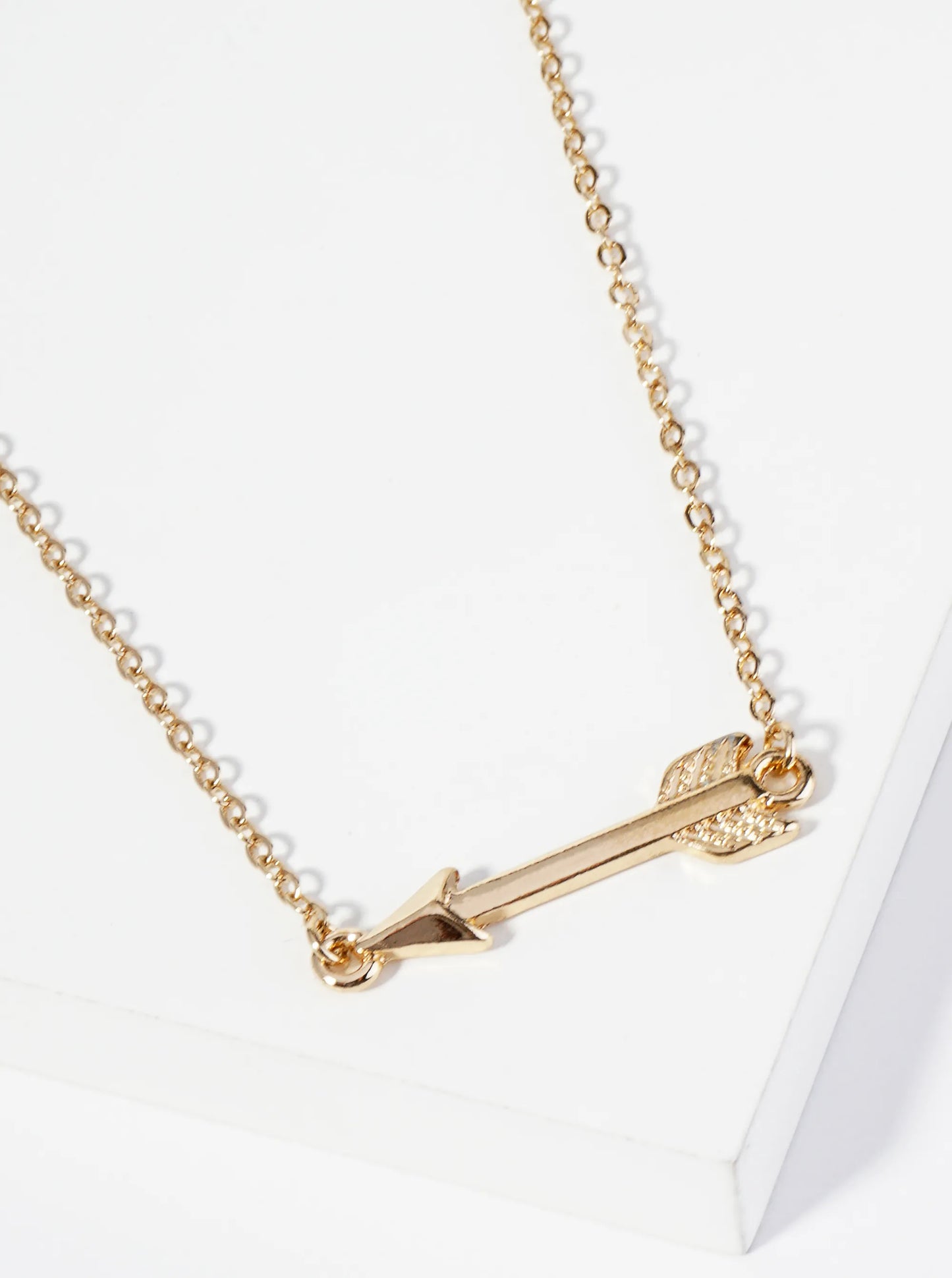 1 Inch Metal Arrow Pendant Necklace