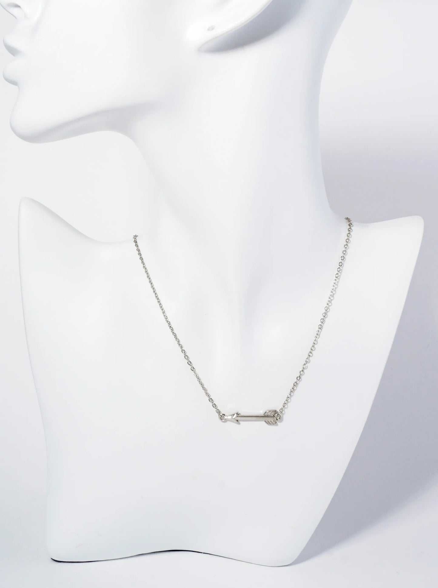 1 Inch Metal Arrow Pendant Necklace