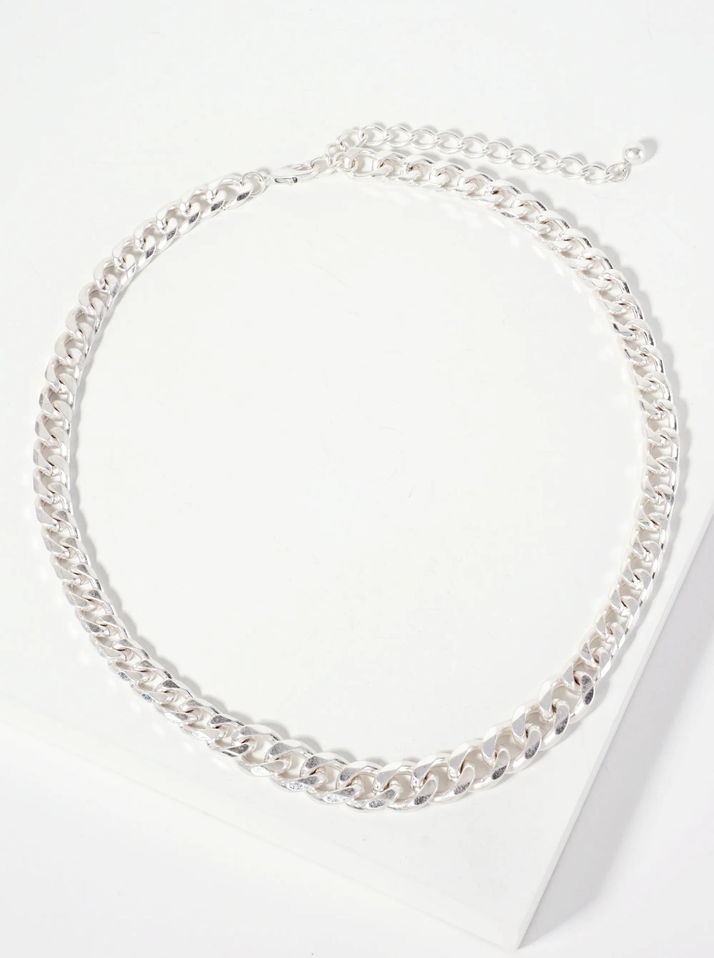 10-13mm Graduated Curb-Chain Necklace
