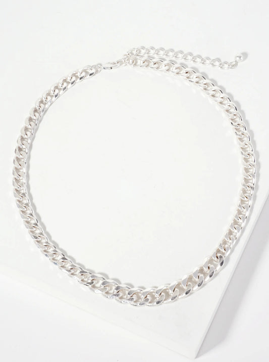 10-13mm Graduated Curb-Chain Necklace