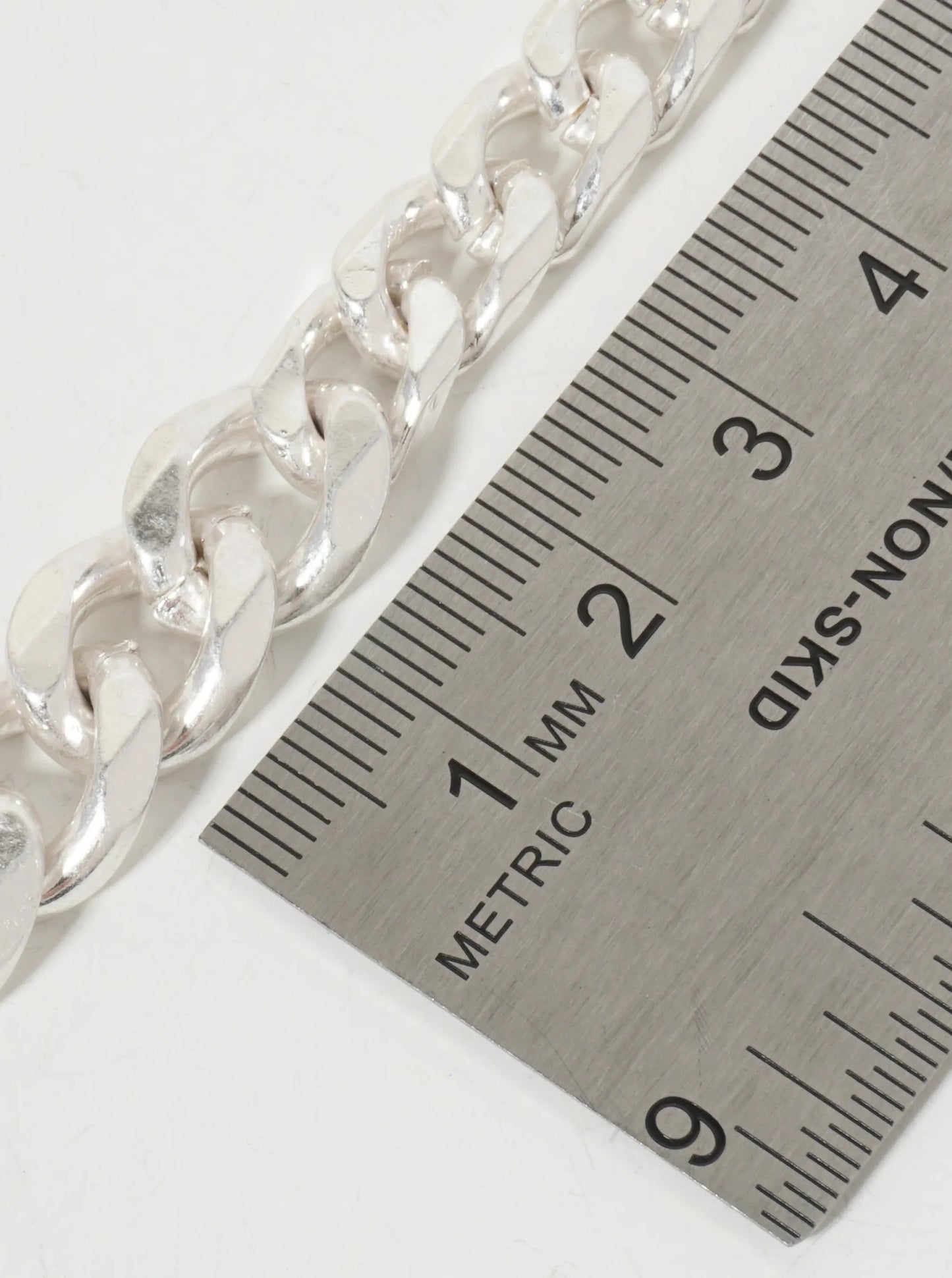 10-13mm Graduated Curb-Chain Necklace