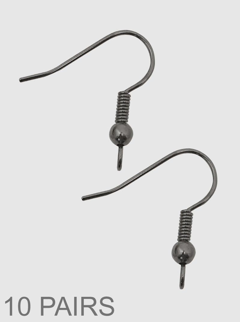 10-PAIR FISH HOOK WITH COILS