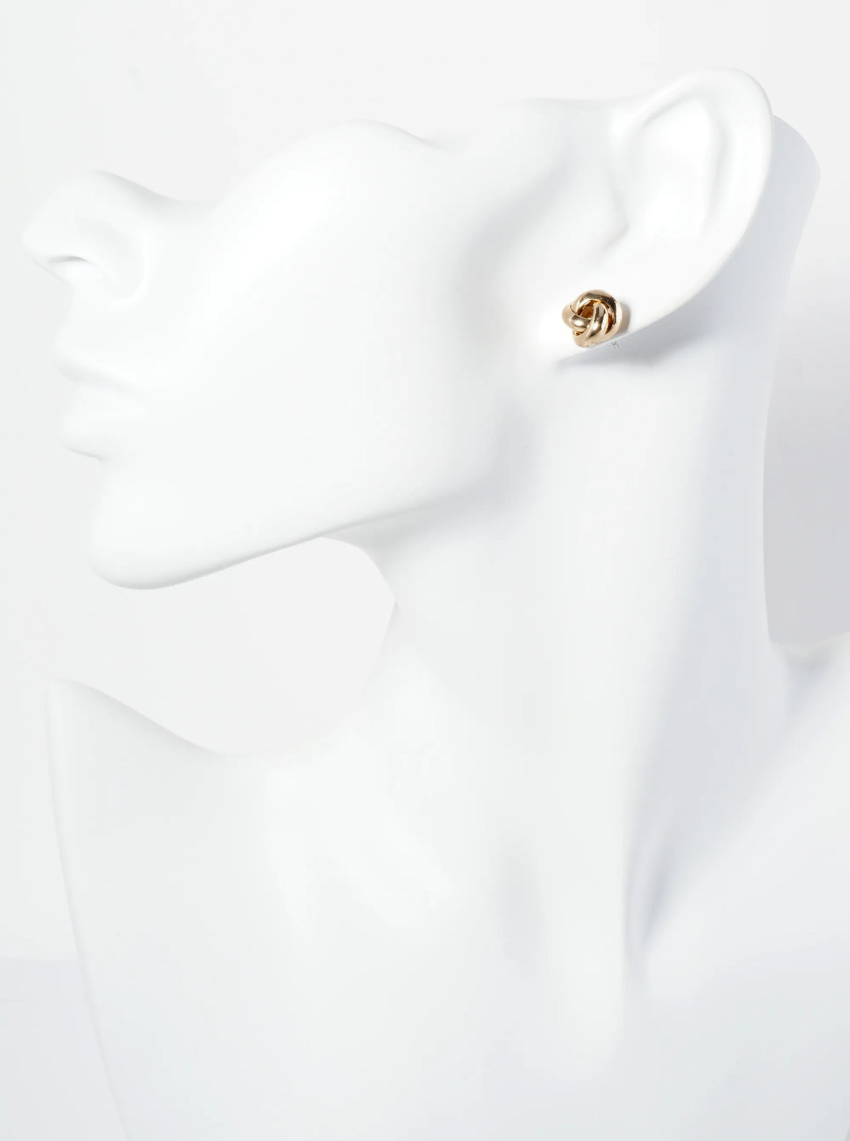 10mm Classic Love Knot Stud Earrings