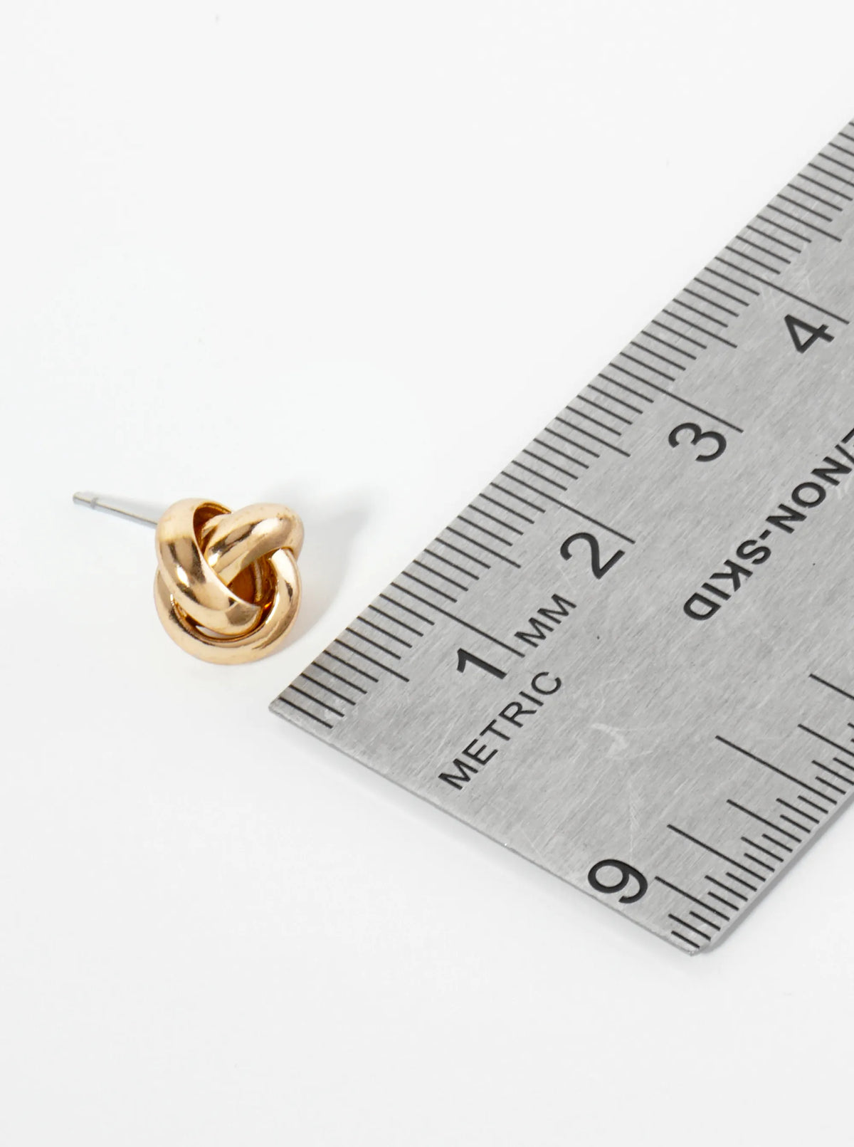 10mm Classic Love Knot Stud Earrings