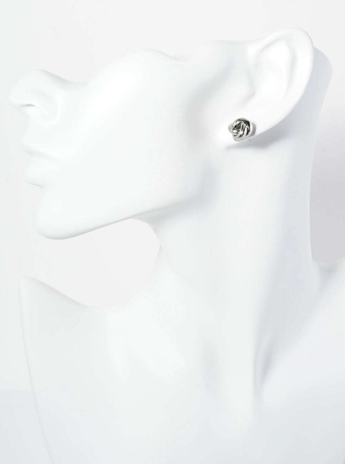 10mm Classic Love Knot Stud Earrings