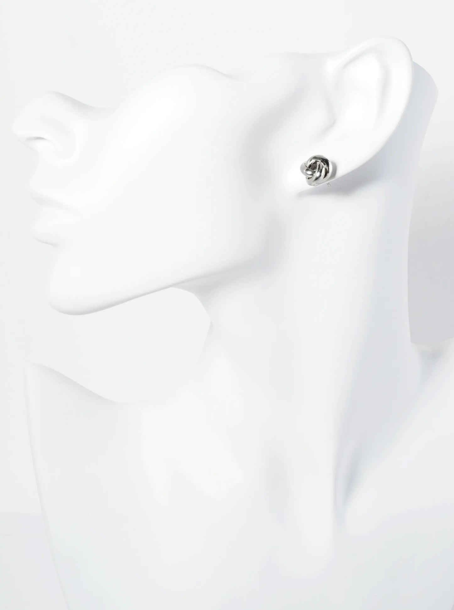10mm Classic Love Knot Stud Earrings