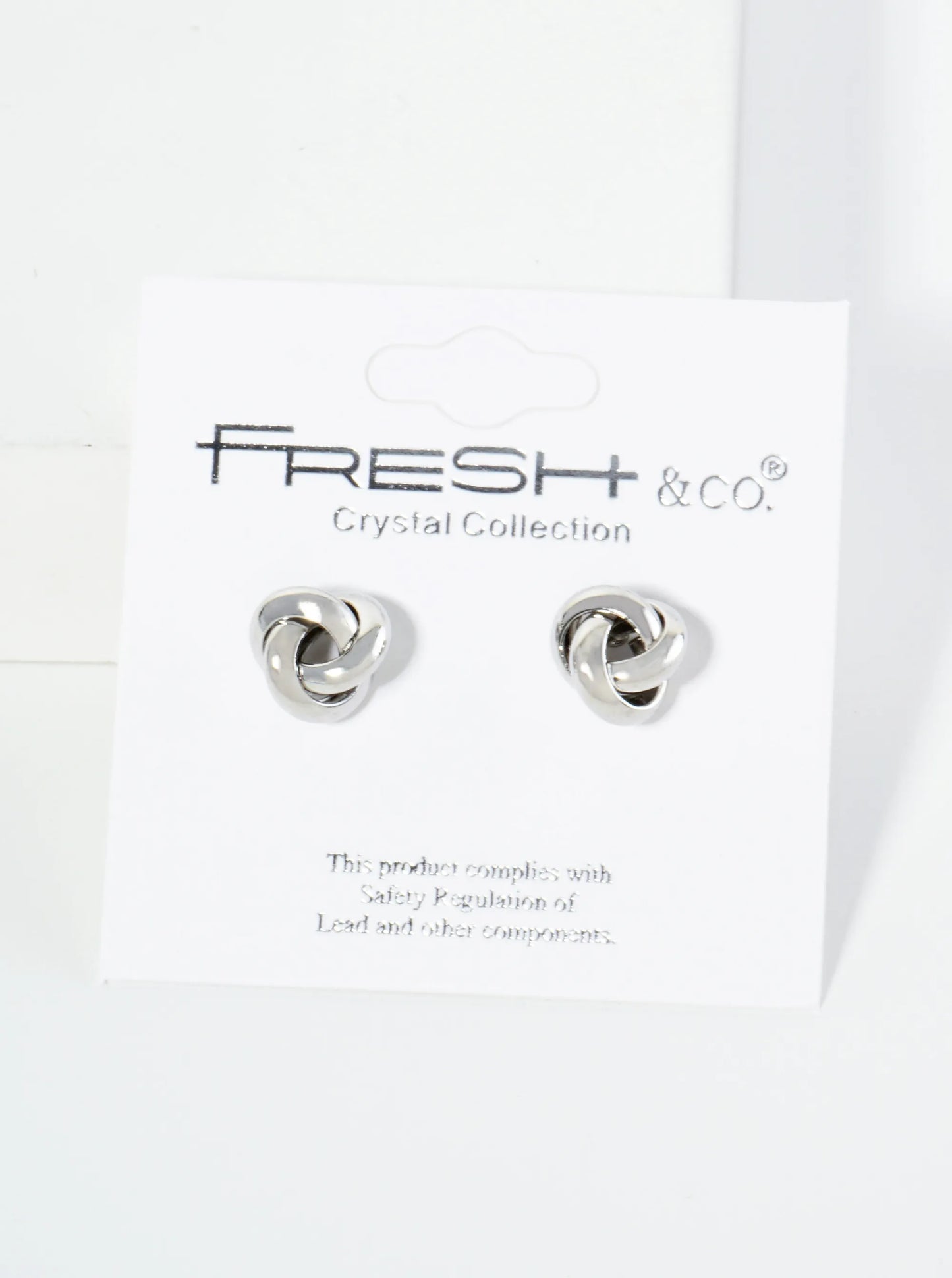 10mm Classic Love Knot Stud Earrings