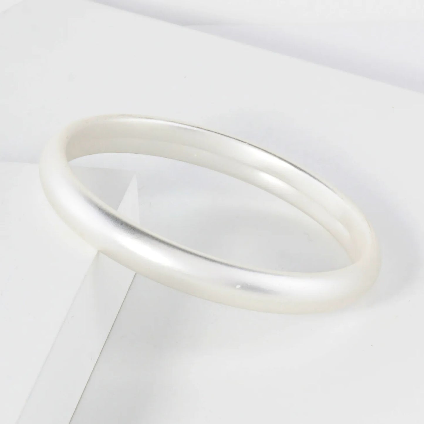 10mm Hollow Metallic Classic Bangle Bracelet