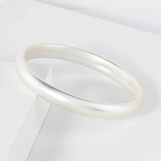 10mm Hollow Metallic Classic Bangle Bracelet