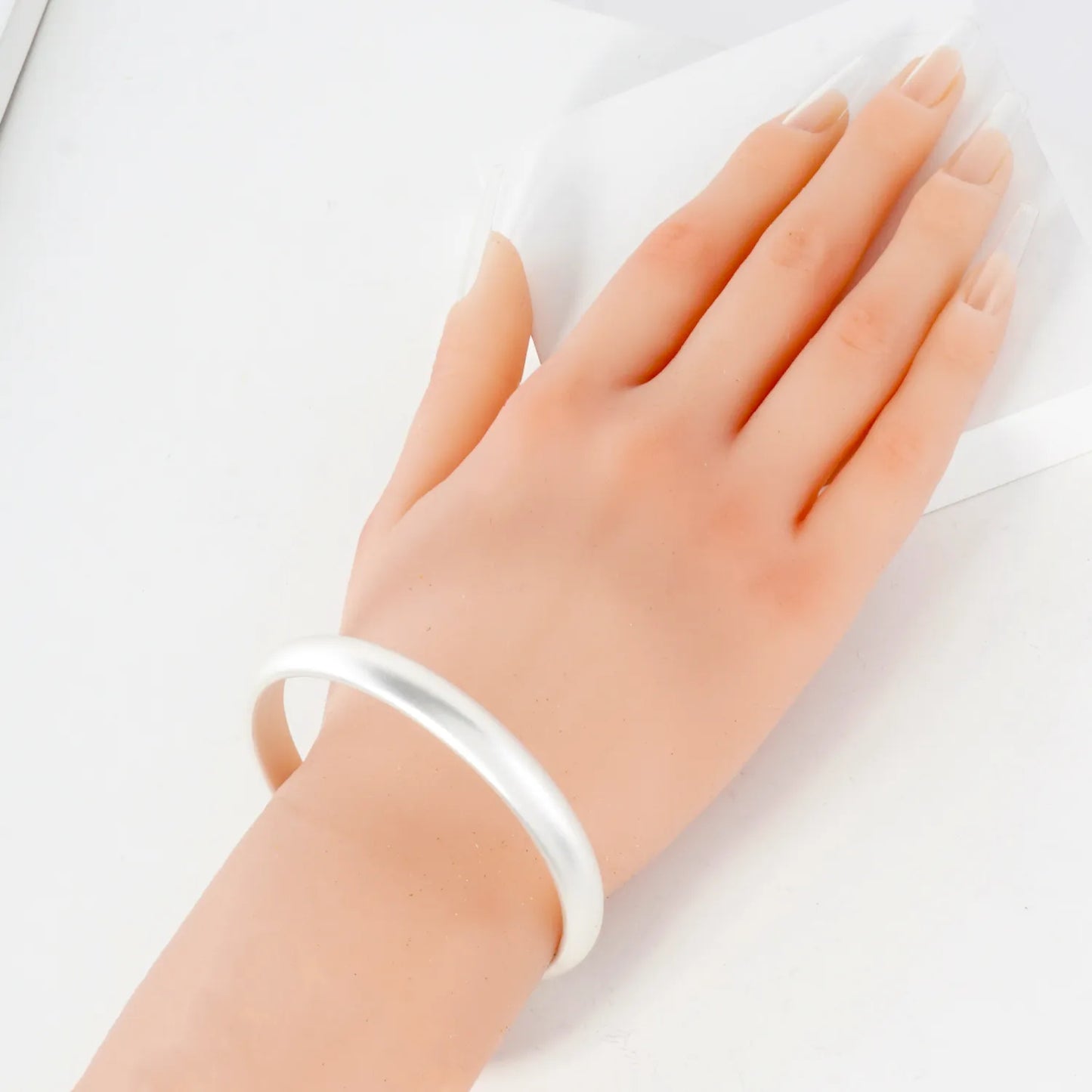 10mm Hollow Metallic Classic Bangle Bracelet