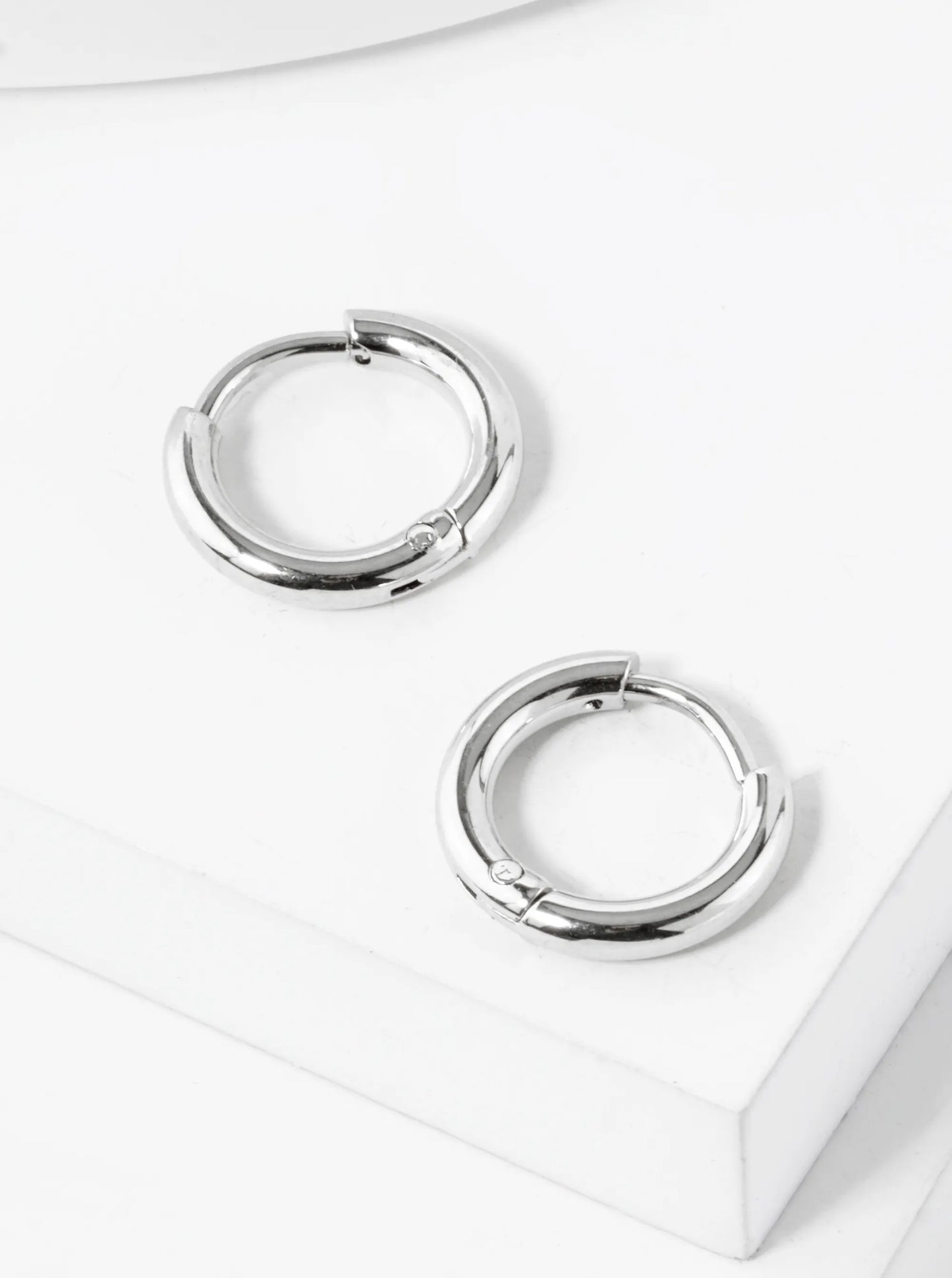 10mm Stainless Steel Huggie Hoop Earrings