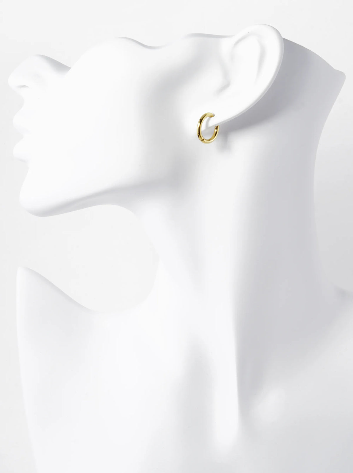12mm Stainless Steel Huggie Hoop Earrings