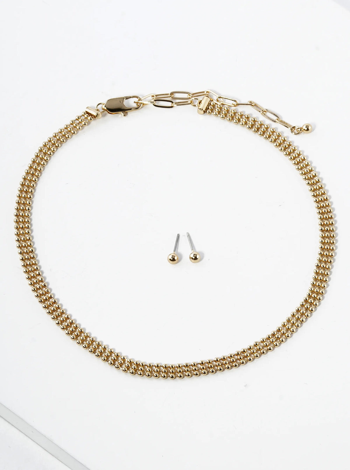 14 Inch Ball Chain Choker Necklace