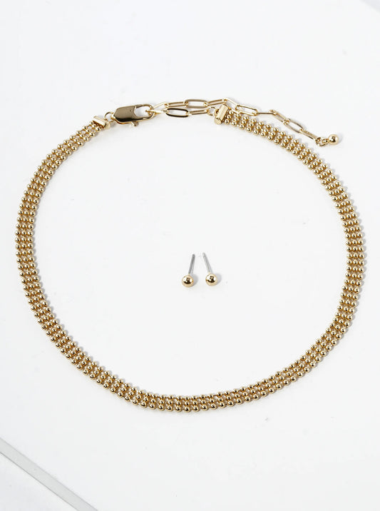 14 Inch Ball Chain Choker Necklace
