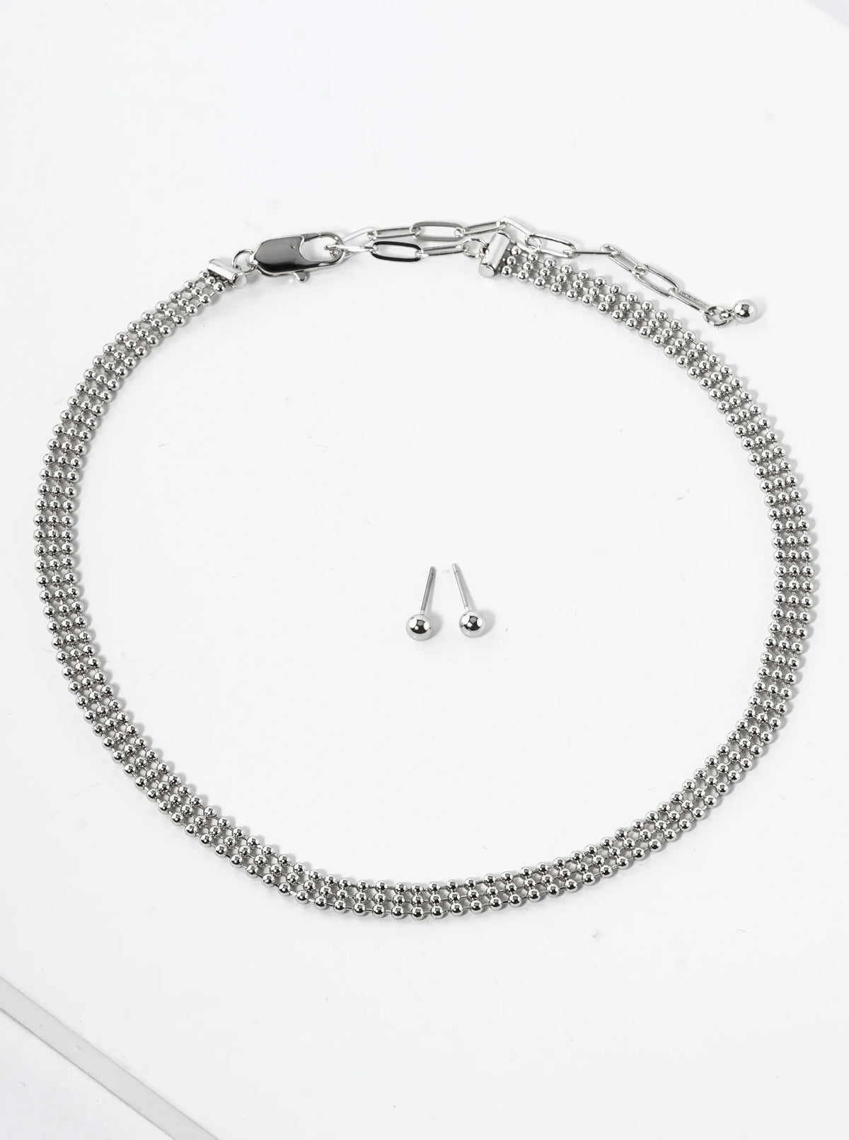 14 Inch Ball Chain Choker Necklace