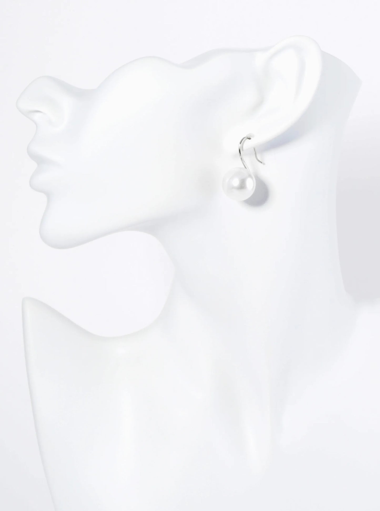 14K Gold Dipped 13mm Pearl Drop Earrings