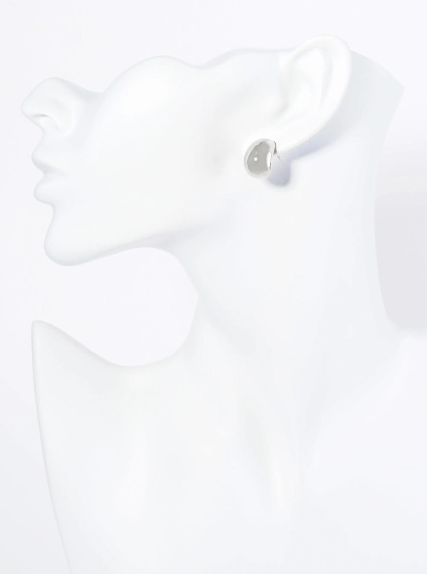 14K Gold Dipped 15mm Teardrop Stud Earrings