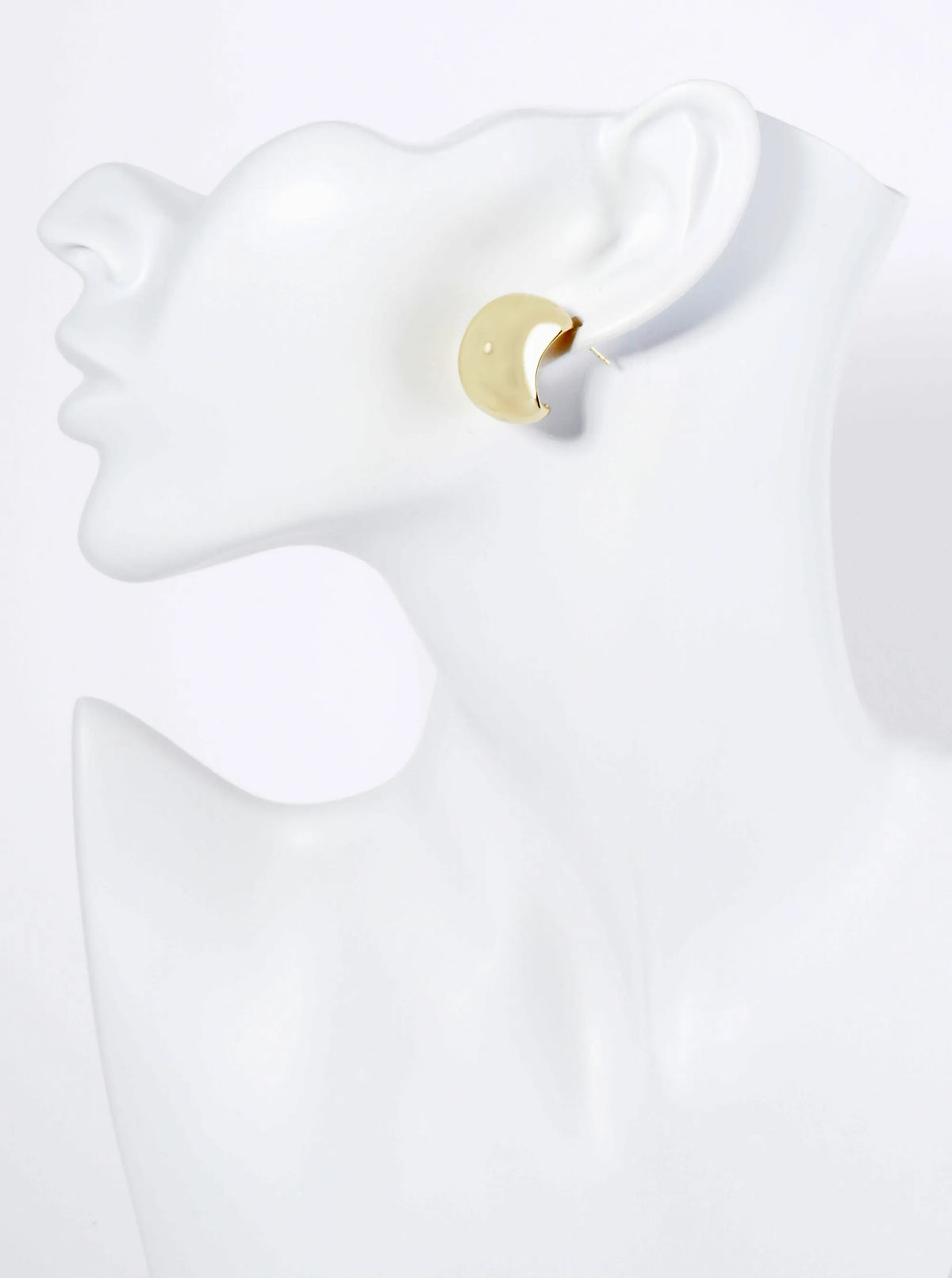 14K Gold Dipped 20mm Bold Hollow Open Hoop Earrings