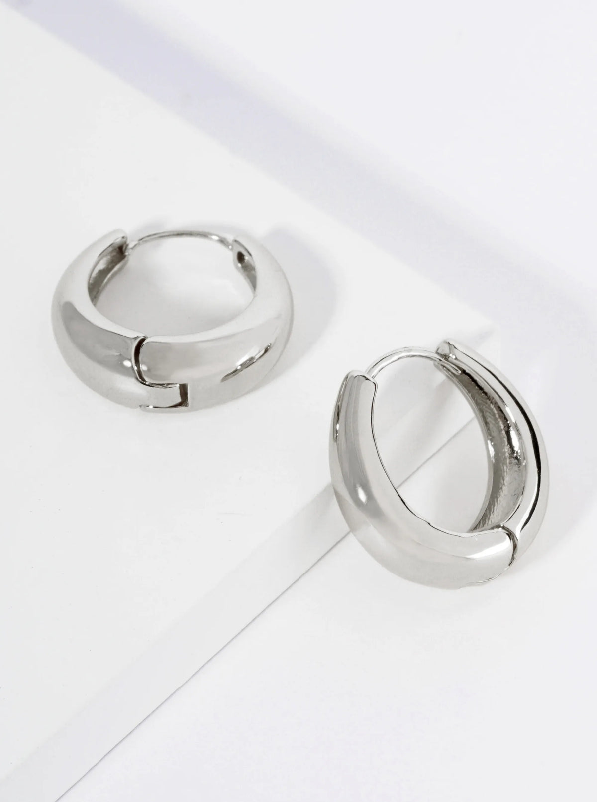 14K Gold Dipped 20mm Brass Hoop Earrings