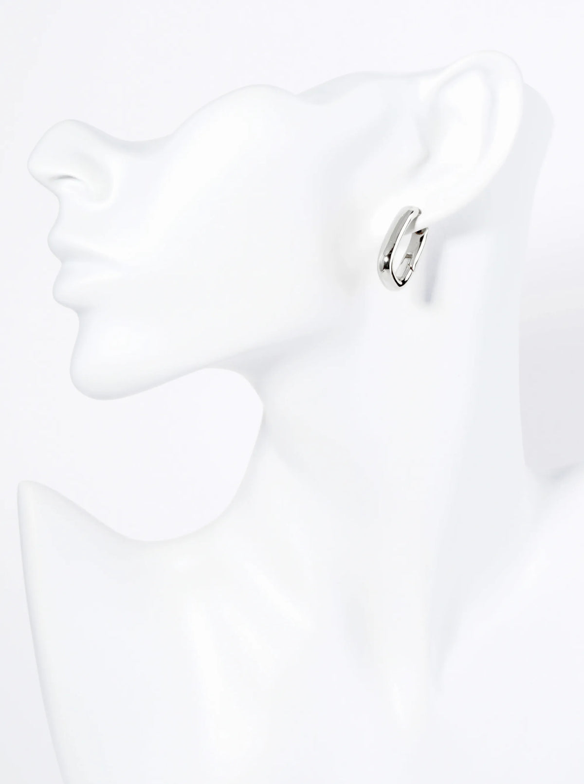 14K Gold Dipped 20mm Brass Huggie Hoop Earrings