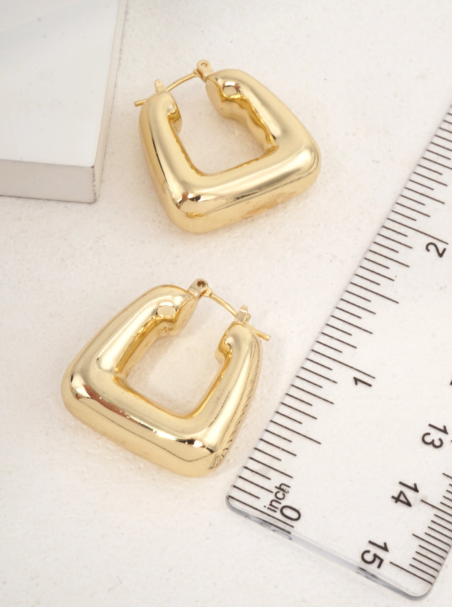 14K Gold-Dipped Bold Chunky Hoops