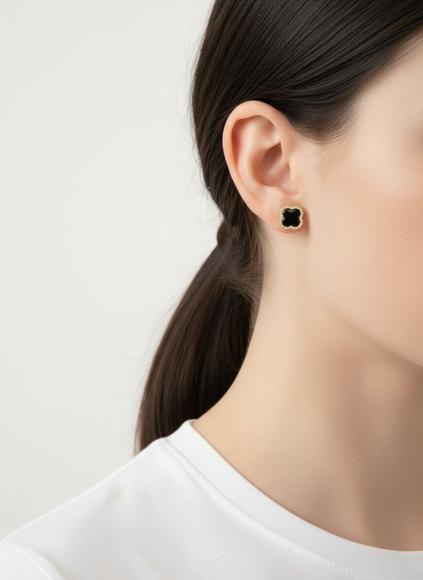 14K-Gold-Dipped-Quatrefoil-Stud-Earring-With-CZ-151-DE1652-GDBLK-2-O9GNY423065826K0405.jpg
