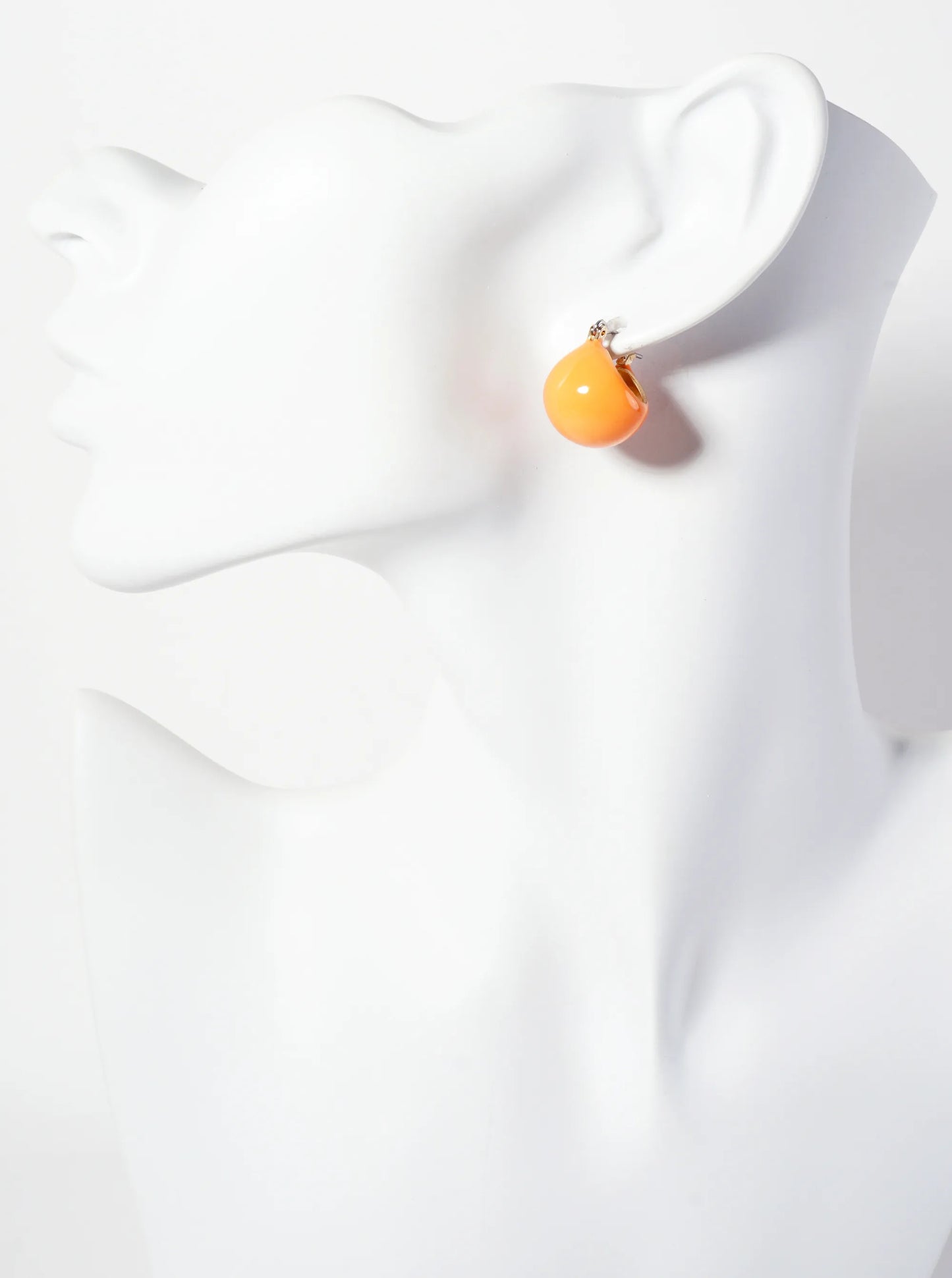15mm Sphere Enamel Huggie Hoop Earrings