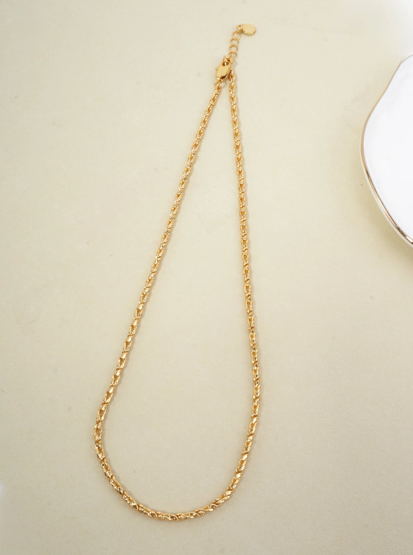 16 Inch Delicate Rope Chain Necklace