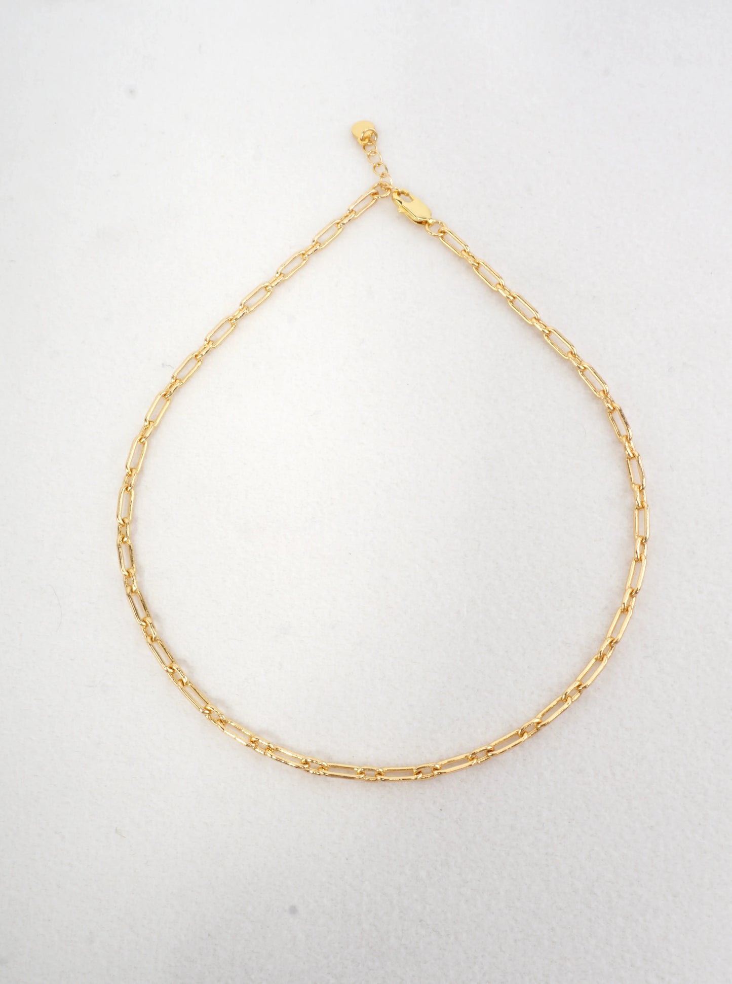 16 Inch Elongated Link Chain Necklace